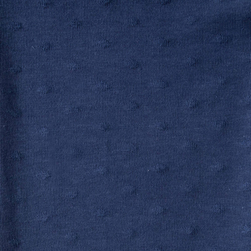 Polka Dot Textured Jersey POISRELIEF Indigo / Indigo
